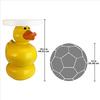 Design Toscano Wise Quack Rubber Duck Sculptural Side Table JQ8609